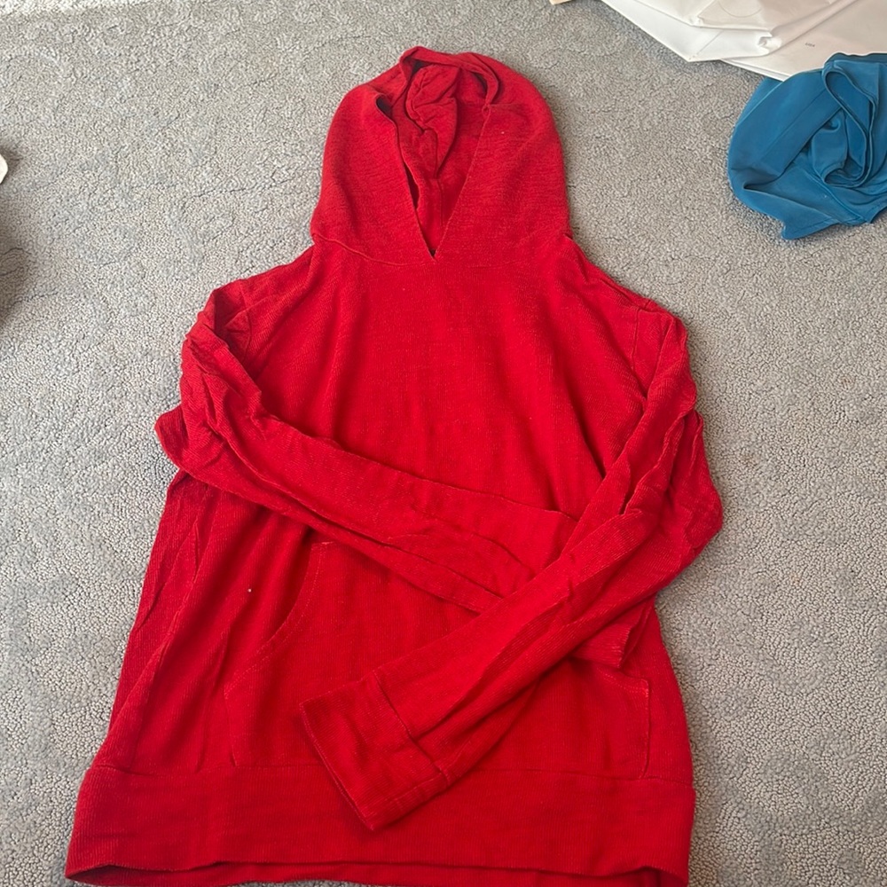 Red hoodie